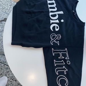 Abercrombie and Fitch cropped sweatshirt. Had it for a while. Never worn it.